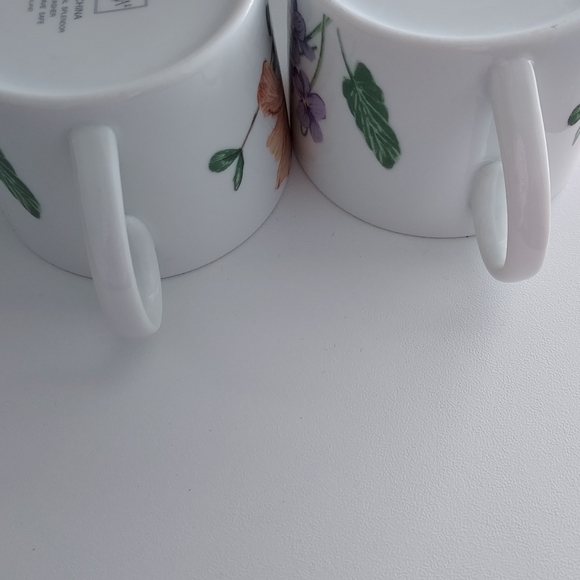 Mikasa China Coffee Tea Cup Floral Splendor Y0258 2 Cups 2.5 Inches - Picture 7 of 7